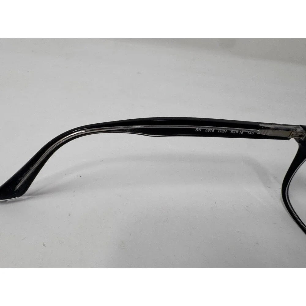 Ray-Ban RB5375 Eyeglass Frames Only 53-18-145 Black 2034